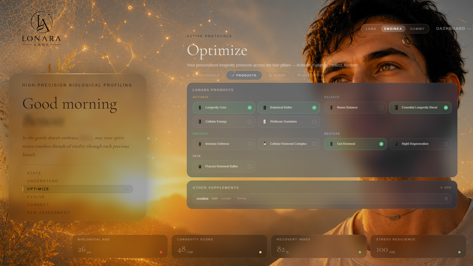 My Space — Optimize: Product Stack